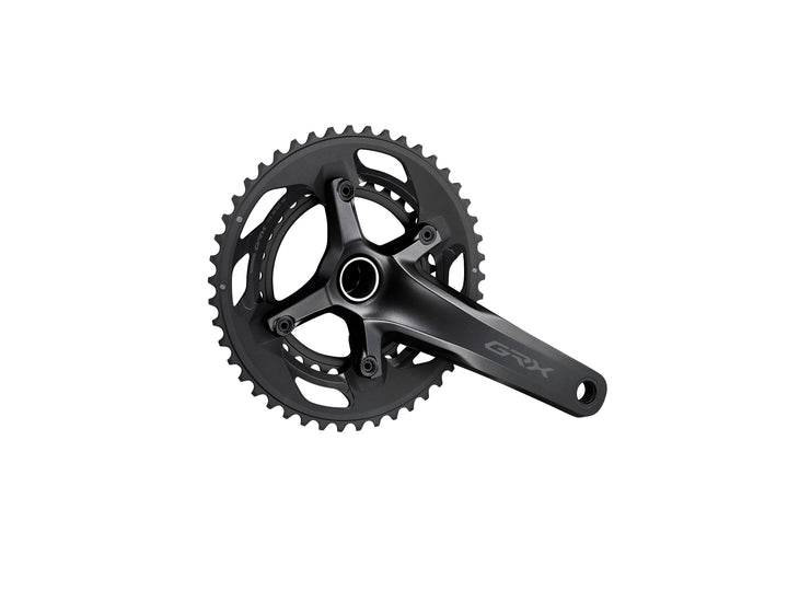 Juego de bielas Shimano GRX FC-RX600-11 - 175 mm, 11 velocidades, 46/30 dientes, 110/80 BCD, eje Hollowtech II, interfaz BLK