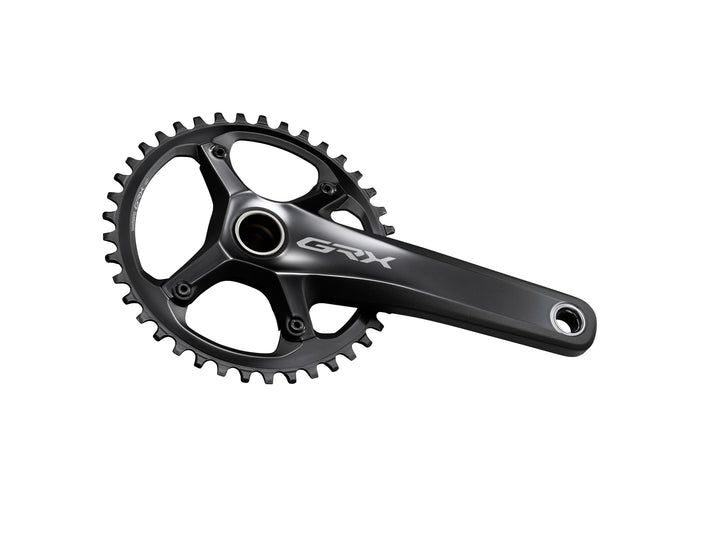 Juego de bielas Shimano GRX FC-RX810-1 - 170 mm, 11 velocidades, 40 dientes, 110 BCD, eje Hollowtech II, interfaz BLK