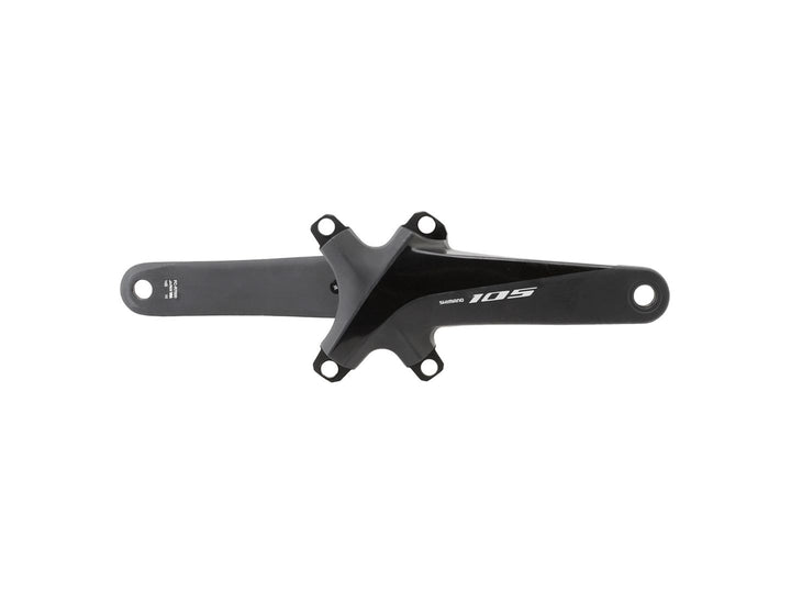 Juego de bielas Shimano 105 FC-R7000 - 170 mm, 11 velocidades, sin juntas tóricas, 110 BCD, brazos de biela Hollowtech, interfaz de eje Hollowtech II, color negro