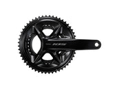 Juego de bielas Shimano 105 FC-R7100 - 175 mm, 12 velocidades, 52/36 dientes, 110 BCD asimétrico, interfaz de eje Hollowtech II, negro