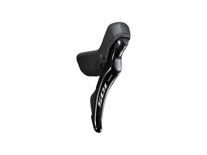 Maneta de cambio/freno Shimano 105 105 ST-R7120-R BR-R7170 Pinza de freno de disco hidráulico - Derecha/Trasera 12 velocidades Montaje plano NEGRO