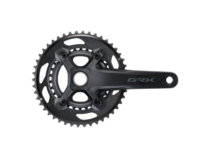 Juego de bielas Shimano GRX FC-RX610-2 - 170 mm, 12 velocidades, 46/30 dientes, 110/80 BCD, eje Hollowtech II, interfaz BLK