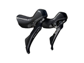 Maneta de cambio/freno Shimano GRX ST-RX610, pinza de freno de disco hidráulico BR-RX400 (derecha/trasera, 12 velocidades, montaje plano, 25 mm, negro)