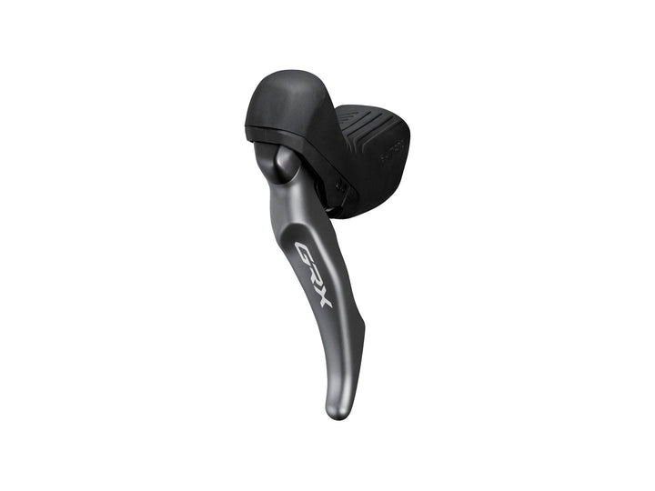 Maneta de cambio/freno Shimano GRX ST-RX820, pinza de freno de disco hidráulico BR-RX820 (izquierda/delantera, 2 pinzas de montaje plano, color negro)