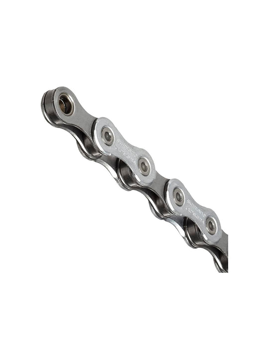 Cadena Shimano CN-6600-10 - 10 velocidades, 116 eslabones, color plata/gris