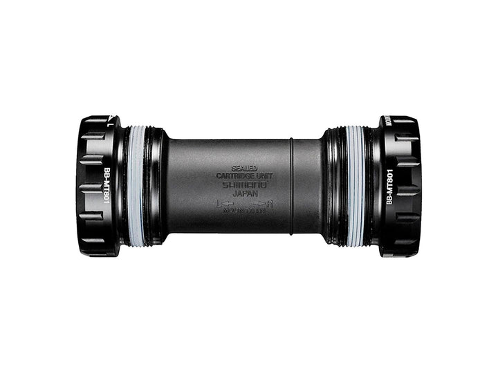 Pedalier Shimano Deore XT BB-MT801 (inglés) - BSA (inglés) 68/73 mm. Compatible con eje Hollowtech II (negro).