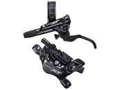 Maneta de freno de disco Shimano Deore XT BL-M8100/BR-M8120 (delantera), montaje en poste hidráulico, pastillas con aletas de 4 pistones, abrazadera I-SPEC EV, color negro