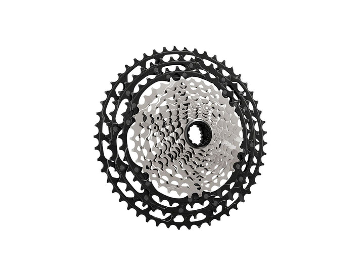 Cassette Shimano CS-M9101-12 de 12 velocidades, 10-51 dientes, negro/gris, microestriado