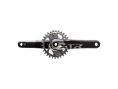 Juego de bielas Shimano XTR FC-9200 XC - 170 mm, 12 velocidades, 1 brazo de bielas Hollowtech II de montaje directo, forjado hueco, negro/plata