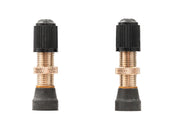 Stans Tubeless Universal Valve Stems - Brass Regular Schrader Pair