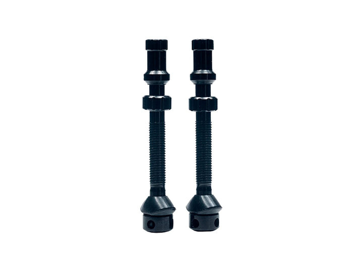 Vástagos de válvula Stans Tubeless Universal+ - Aleación, par negro mediano
