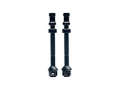 Vástagos de válvula Stans Tubeless Universal+ - Par de válvulas altas de aleación negras