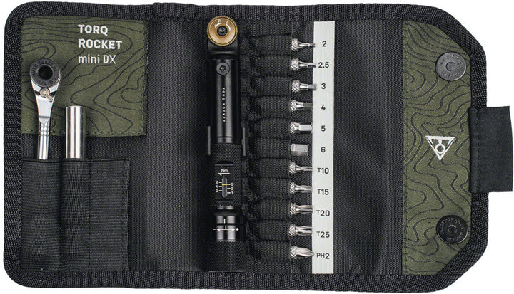 Kit de herramientas de trinquete Topeak Torq Rocket Mini X