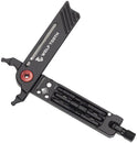 Alicates de 8 puntas Wolf Tooth Components, color negro y rojo