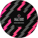 Cubiertas de freno de disco Muc-Off negras/rosas