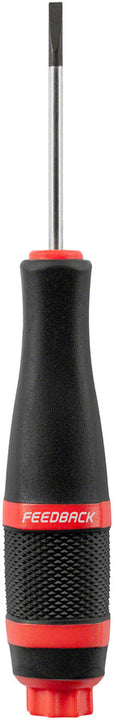 Destornillador de punta plana Feedback Sports de 3 mm con tapa de manivela