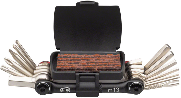 Herramienta Crankbrothers Multi 13 - Negro mate/Rojo