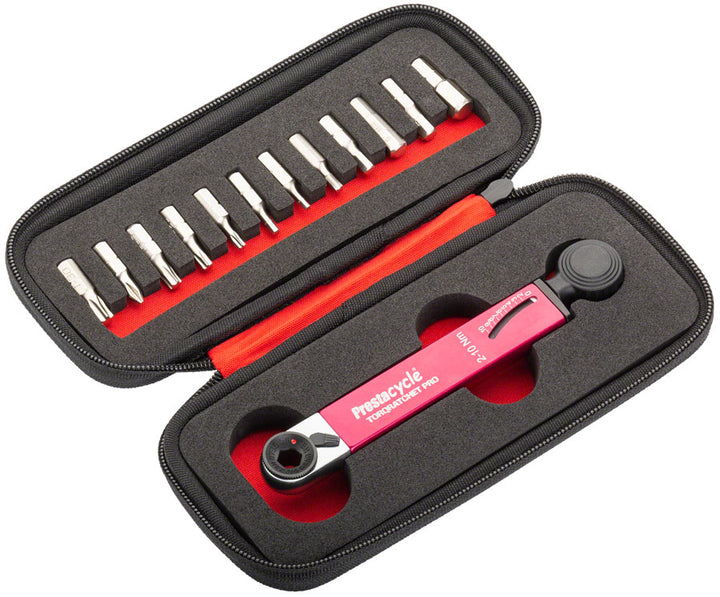 Juego de herramientas multiusos de bolsillo Prestacycle TorqRatchet PRO Deluxe