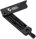 Llave hexagonal Wolf Tooth de 6 puntas - Multiherramienta negra