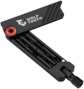 Llave hexagonal Wolf Tooth de 6 puntas - Multiherramienta roja