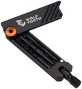 Llave hexagonal Wolf Tooth de 6 puntas - Multiherramienta naranja