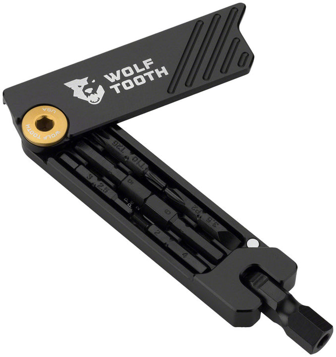 Llave hexagonal Wolf Tooth de 6 puntas - Multiherramienta dorada