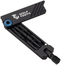Llave hexagonal Wolf Tooth de 6 puntas - Multiherramienta azul