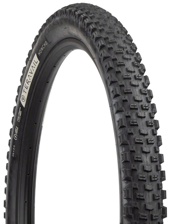 Neumático Teravail Honcho - 29 x 2,6 Tubeless plegable BLK compuesto de agarre ligero y flexible