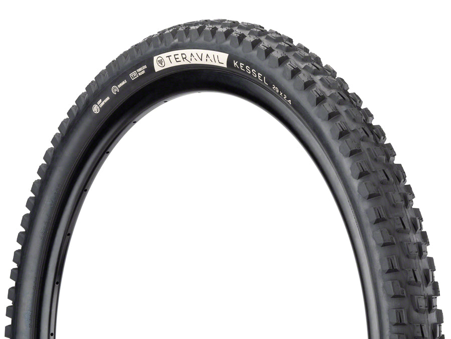 Neumático Teravail Kessel - 29 x 2,5 sin cámara, plegable, negro, compuesto Durable Grip Plus