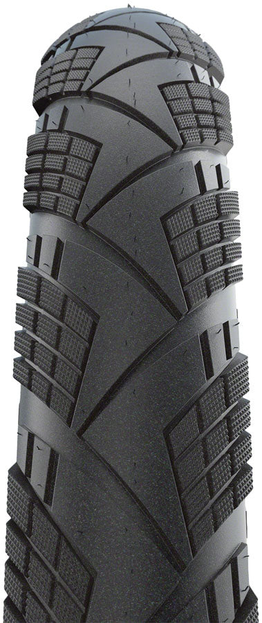 Neumático Schwalbe Marathon Efficiency - 700 x 50 / 28 x 2 Clincher plegable negro/reflectante Evolution Line Super Race Addix Race E-50