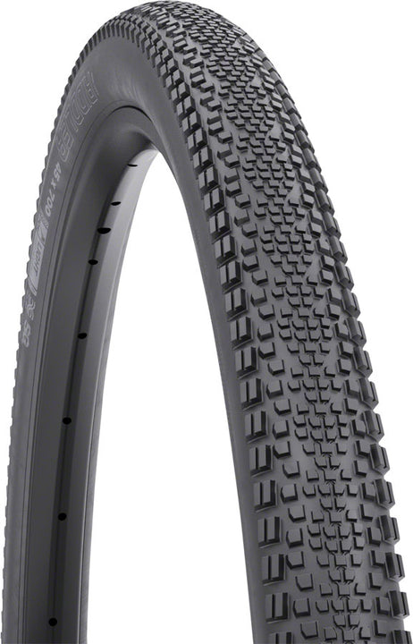 Neumático WTB Riddler - 700 x 45 TCS Tubeless Plegable Negro Rodamiento Ligero/Rápido SG2