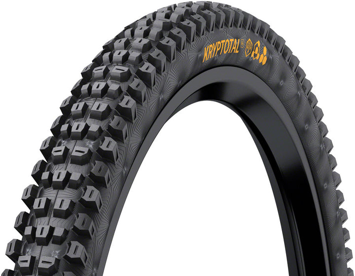 Neumático delantero Continental Kryptotal 29 x 2,40, sin cámara, plegable, negro, carcasa SuperSoft para descenso, E25
