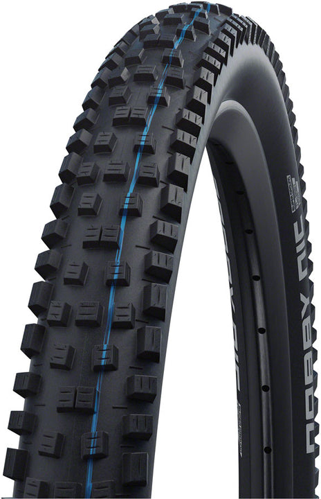 Neumático Schwalbe Nobby Nic de 27,5 x 2,6" sin cámara, plegable, color negro Evolution Line, Addix SpeedGrip Super Trail