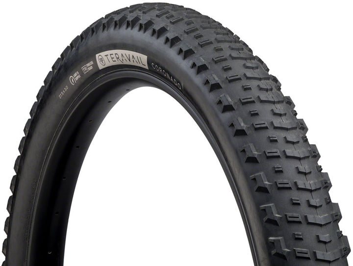 Neumático Teravail Coronado - 27,5 x 3 Tubeless Plegable BLK Compuesto Rápido y Duradero