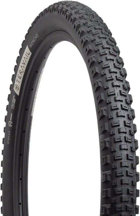 Neumático Teravail Honcho - 27,5 x 2,4 sin cámara, plegable, negro, compuesto de agarre duradero