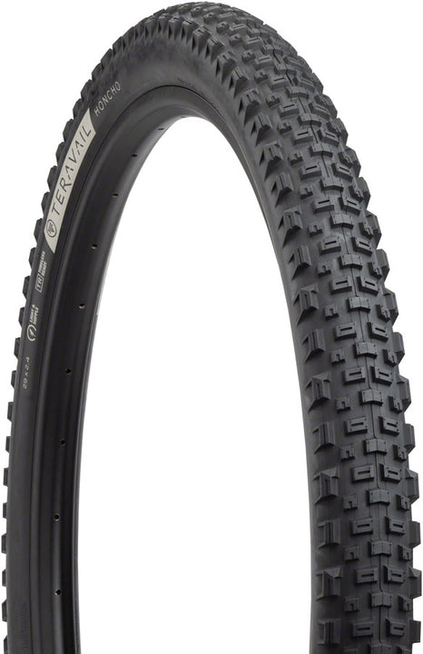 Neumático Teravail Honcho - 29 x 2,4 sin cámara, plegable, negro, compuesto de agarre ligero y flexible