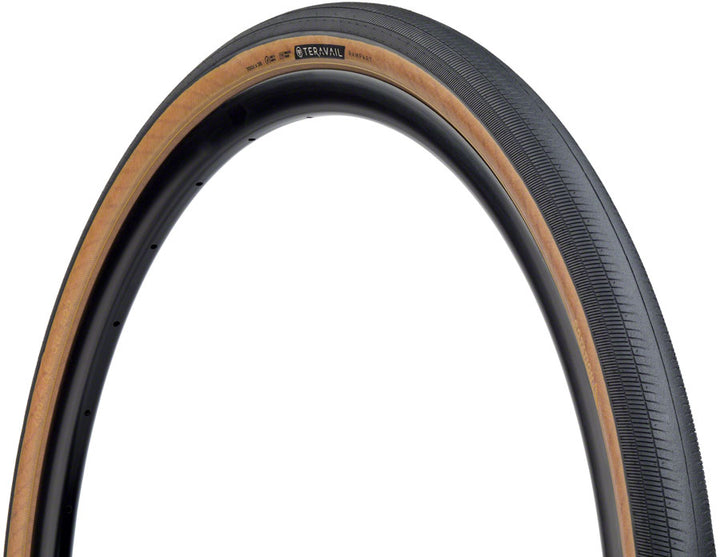 Neumático Teravail Rampart - 700 x 38 sin cámara, plegable, color tostado, ligero, flexible, compuesto rápido