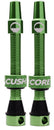 Juego de válvulas Presta sin cámara CushCore - 44 mm, color verde