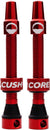 CushCore Tubeless Presta Valve Set - 55mm Red
