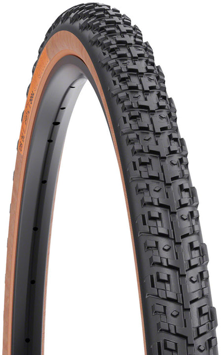 Neumático WTB Nano - 700 x 40 TCS Tubeless plegable negro/bronceado ligero/rodamiento rápido doble DNA SG