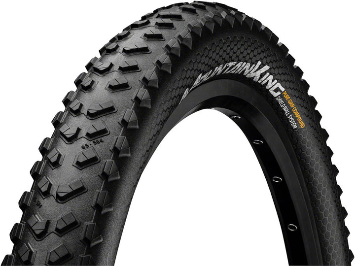 Neumático Continental Mountain King - 26 x 2,30 sin cámara plegable BLK PureGrip ShieldWall System E25