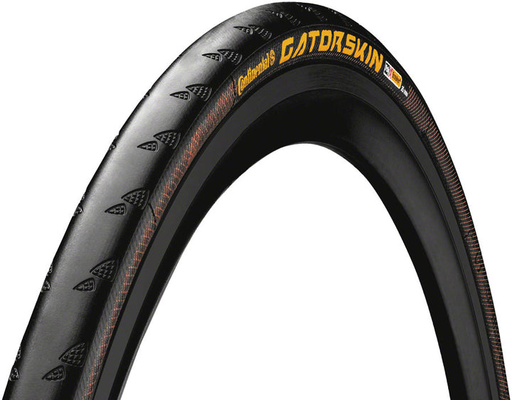 Neumático Continental Gatorskin - 700 x 28 Clincher plegable negro PolyX Breaker
