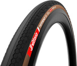 Neumático Vittoria Terreno T10 Hardpack - 700 x 40 Tubeless Plegable Negro/Marrón Gravel Endurance Graphene G2.0