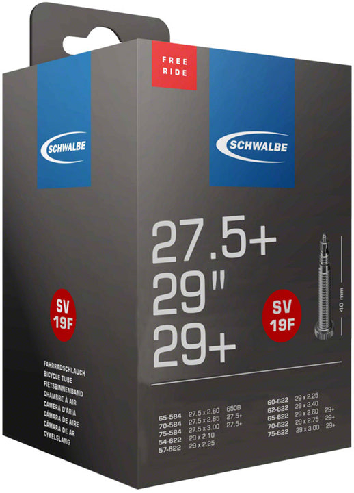 Cámara Schwalbe Freeride - 27,5/27,5+/29/29+ x 2,1-3 Válvula Presta de 40 mm