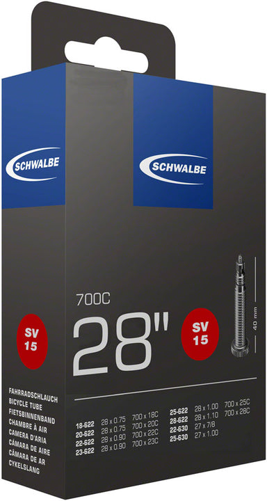Schwalbe Standard Tube - 700 x 18-28mm 40mm Presta Valve