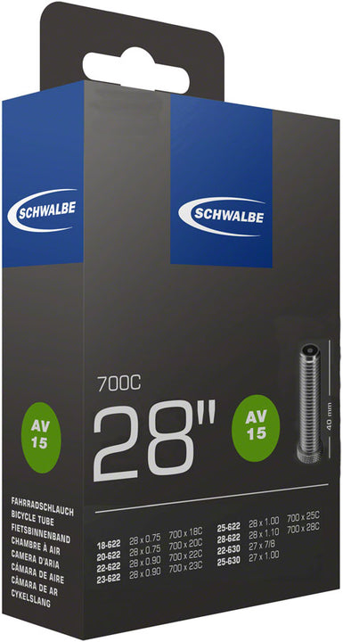 Schwalbe Standard Tube - 700 x 18-28mm 40mm Schrader Valve