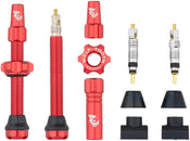 Kit de vástago de válvula sin cámara Wolf Tooth - 44 mm Rojo