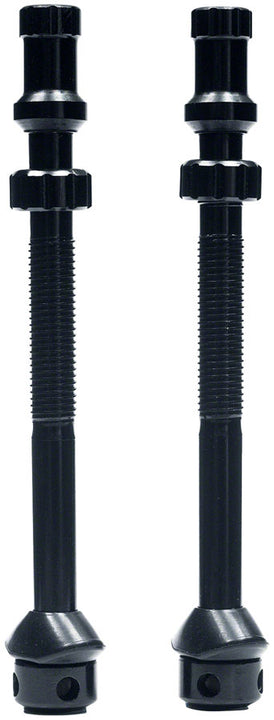 Stan's Tubeless Exo-Core Valve Stems - Alloy Extra Tall Black Pair