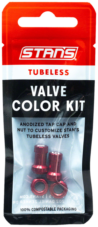 Stans Tubeless Valve Stem Cap Color Kit