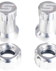 Stans Tubeless Valve Stem Cap Color Kit - Silver Pair